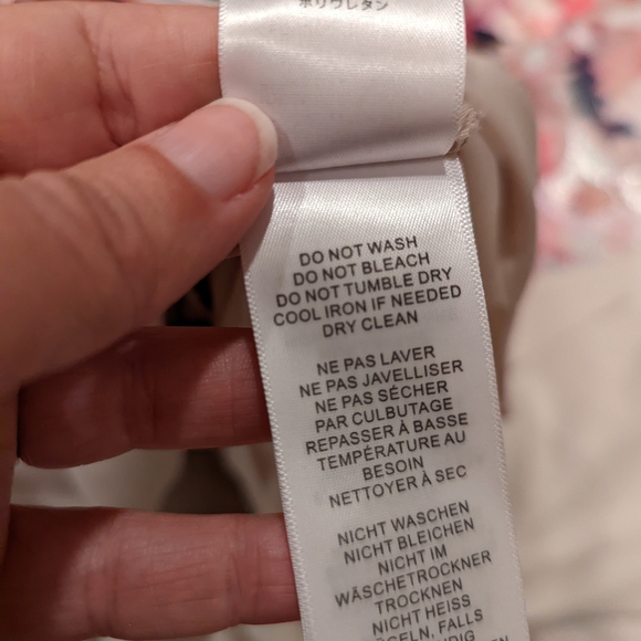 Beautiful Floral Pink and Navy Dress - Picture 2 of 11